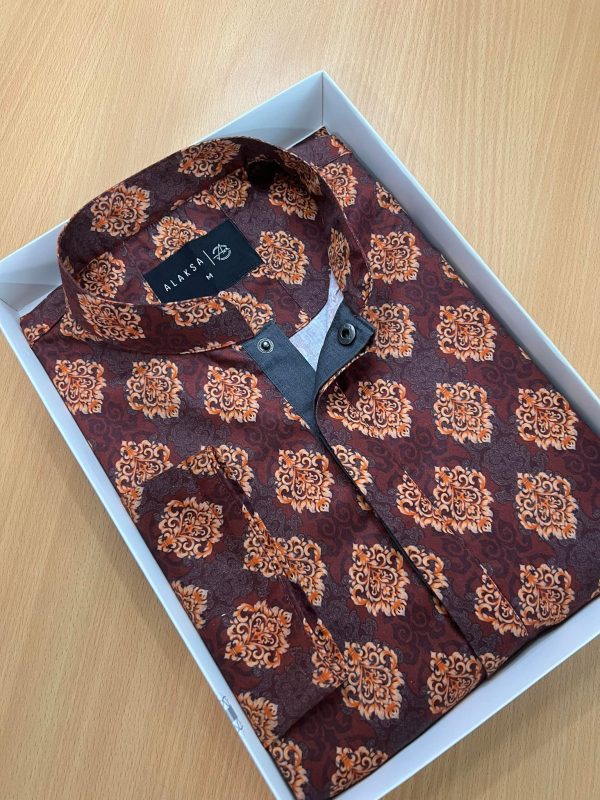 Luxurious printed punjabi