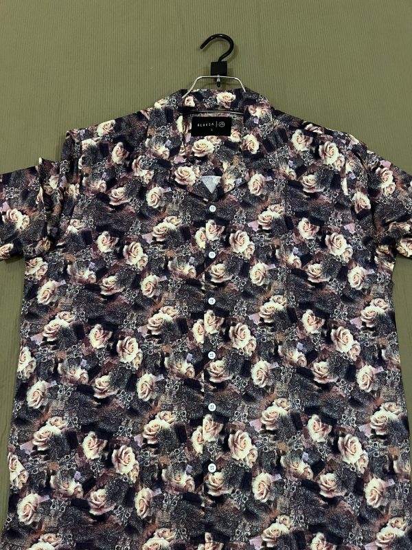 Cuban collur drop Shoulder Half Sleeve Shirt - Image 2