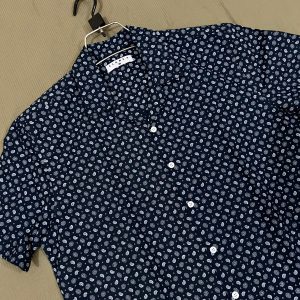 Cuban collur drop Shoulder Half Sleeve Shirt