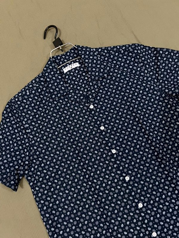 Cuban collur drop Shoulder Half Sleeve Shirt