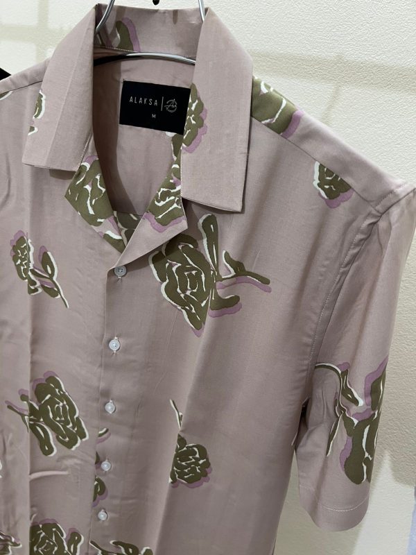 Cuban collur drop Shoulder Half Sleeve Shirt - Image 2