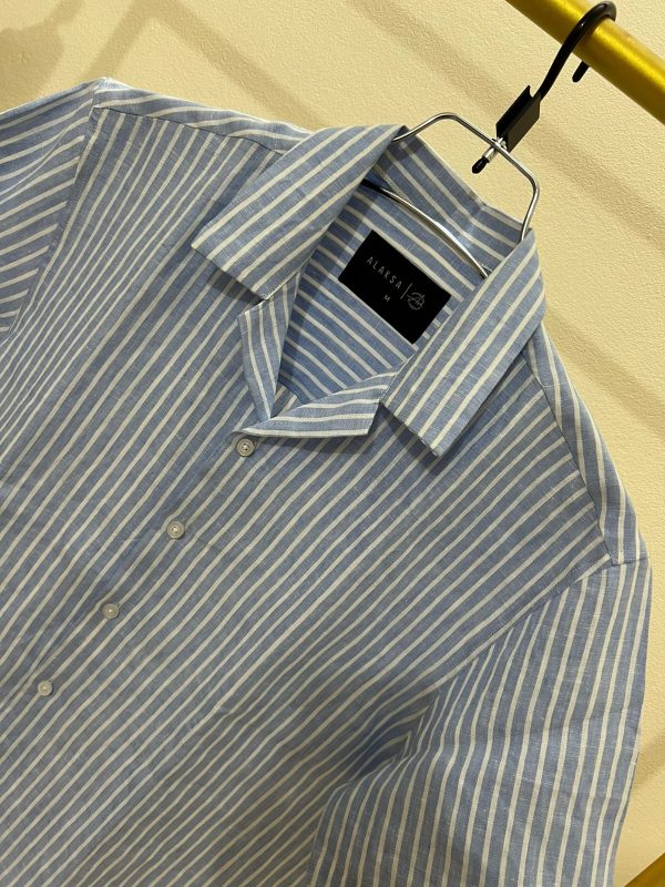 Cuban collur drop Shoulder Half Sleeve Shirt - Image 4